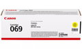 Canon originální toner Cartridge 069 Y žlutý, MF752Cdw, 754Cdw, LBP673Cdw, kapacita 1 900 stran