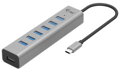 i-tec USB-C nabíjecí HUB Metal/ 7 portů/ USB-A 3.2 Gen 1/ kovový