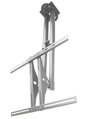 Neomounts  PLASMA-C100 / Flat Screen Ceiling Mount (Height: 67-107 cm) / Silver