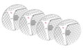 MikroTik RouterBOARD LHG XL 5 ac - outdoor klient, anténa 27 dBi, 7°, 802.11a/n/ac, L3 (5GHz), sada 4ks