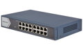 HIKVISION switch DS-3E0516-E(B)/ 16x port/ 10/100/1000 Mbps RJ45 ports/ 32 Gbps/ napájení 220 VAC, 0.3 A