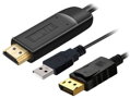 PremiumCord  Kabel HDMI 2.0 na DisplayPort 1.2  pro rozlišení 4K@60Hz, 2m