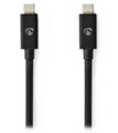 NEDIS kabel USB 4.0 Gen 3x2/ zástrčka USB-C - zástrčka USB-C/ 8K/ černý/ 1m