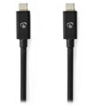 NEDIS kabel USB 4.0 Gen 3x2/ USB-C zástrčka - USB-C zástrčka/ 8K/ černý/ 2m