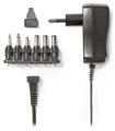 NEDIS univerzální napájecí AC adaptér/ 7.2 W/ 3 - 12 VDC/ 100 - 240 V AC/ 6 konektorů/ 1,8 m/ černý