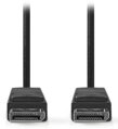NEDIS kabel DisplayPort/ zástrčka DisplayPort - zástrčka Displayport/ 4K/ černý/ 3m