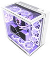 POŠKOZENÝ OBAL - NZXT skříň H9 Elite dvoukomorová ATX / 3xRGB 120 mm / 1x 120mm fan / prosklená / RGB&fan controler / bílá