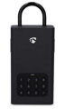 NEDIS chytrý trezor na klíče/ zámek/ venkovní/ krytí IPX5/ Bluetooth/ ocel/ černý