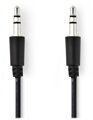 NEDIS kabel jack 3,5 mm - jack 3,5 mm/ černý/ bulk/ 1m