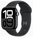 Apple Watch Series 10 GPS 42mm Klavírně černý hliník s černým sportovním řemínkem - S/M