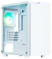 Zalman skříň T4 Plus / miniT / 1x120mm fan ARGB / USB 2.0 / USB 3.0 / tvrzené sklo / bílá