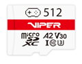 PATRIOT Viper 512GB Micro SDXC / UHS-I / U3 / A2 / C10 / V30