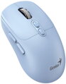 GENIUS NX-8080S BT Tiffany Blue/ duální Bluetooth + 2,4GHz/ 1600 dpi/ bezdrátová/ Copilot/ tichá/ 7tlačítková/ modrá