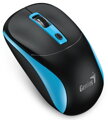 GENIUS NX-7123 BlackBlue/ 1200 dpi/ bezdrátová/ Copilot/ 4tlačítková/ USB-A/ USB-C/ černomodrá