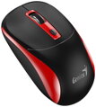 GENIUS NX-7123 BlackRed/ 1200 dpi/ bezdrátová/ Copilot/ 4tlačítková/ USB-A/ USB-C/ černočervená