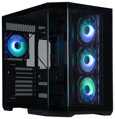 POŠKOZENÝ OBAL - BitFenix skříň T10 Negro / ATX / 4x 120mm ARGB fan + controller / USB 3.0 / USB-C / panoramatická / černá
