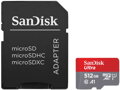 SanDisk Ultra microSDXC 512GB / A1 Class 10 UHS-I / up to 150MB/s / + SD adaptér