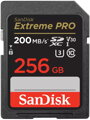 SanDisk Extreme PRO 256GB SDXC / UHS-I, Class 10, U3, V30 /  up to 200MB/s & 140MB/s Read/Write / + 2 years RescuePRO