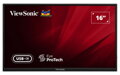 ViewSonic VA1650 16" 16:9  1920 x 1080 SuperClear® IPS přenosný monitor, HDMI,2 USB type C, ochranný obal
