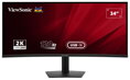 ViewSonic VA3420C '34" 21:9, 3440 x 1440, SuperClear® VA zakřivený monitor, 120Hz, 2 HDMI, DP, USB, USB-C 96W, speakers,
