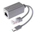 XtendLan XL-POES-5VUC, PoE splitter 802.3af, 100Mb, stabilizovaných 5V/2,4A, výstup USB-C