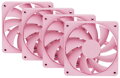 HYTE ventilátor 120mm PWM / barva Strawberry Milk / 1500rpm / 72CFM / ABS / 4-pin / sada 4x ventilátor