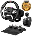 POUŽITÉ - OPRAVENÉ - GENIUS GX Gaming volant SpeedMaster X5 FF/drátový/ USB-C/1080° rotační a vibrační/pedály/řadící pá...