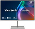 ViewSonic VP2766-2K-W 27" QHD 3 sides Frameless SuperClear IPS Monitor  s 100% sRGB, 90W USB-C,ergonomický stojan,bílý