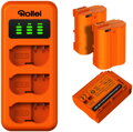Rollei nabíjecí set EN-EL15/ 3ks baterie a nabíječka