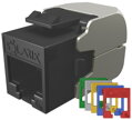 Solarix Samořezný keystone CAT6A UTP SXKJ-10G-UTP-RAL-SA, RAL FIT moduly, Component Level a 4PPoE certifikace