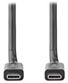 NEDIS kabel USB 3.2 Gen 2/ zástrčka USB-C - zástrčka USB-C/ 100 W/ 4K@60Hz/ 20 Gbps/ poniklovaný/ černý/ box/ 1m
