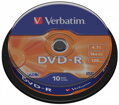 VERBATIM DVD-R 4,7GB/ 16x/ 10pack/ spindle