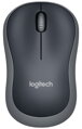 Logitech myš M185/ Bezdrôtová/ Optická/ 1000dpi/ USB prijmač/ šedá