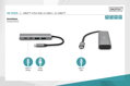 DIGITUS USB-C 4 Port HUB, 2x USB A + 2x USB-C