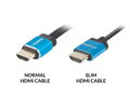 LANBERG HDMI M / M 2.0 kabel 1,8m 4K černý, slim