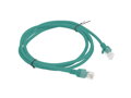 LANBERG Patch kabel CAT.6 UTP 1.5M zelený Fluke Passed