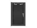 LANBERG RACK CABINET 10” WALL-MOUNT 9U/280X310 (FLAT PACK) WITH GLASS DOOR BLACK