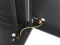 LANBERG RACK CABINET 19” WALL-MOUNT 9U/600X450 FOR SELF-ASSEMBLY WITH METAL DOOR  BLACK   (FLAT PACK)