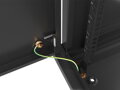 LANBERG RACK CABINET 19” WALL-MOUNT 9U/600X450 FOR SELF-ASSEMBLY WITH METAL DOOR  BLACK   (FLAT PACK)