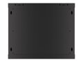 LANBERG RACK CABINET 19” WALL-MOUNT 9U/600X450 (FLAT PACK) V2 BLACK