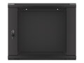 LANBERG RACK CABINET 19” WALL-MOUNT 9U/600X450 (FLAT PACK) V2 BLACK