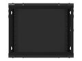 LANBERG RACK CABINET 19” WALL-MOUNT 9U/600X450 (FLAT PACK) V2 BLACK