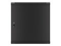 LANBERG RACK CABINET 19” WALL-MOUNT 12U/600X450 FOR SELF-ASSEMBLY WITH METAL DOOR BLACK   (FLAT PACK)