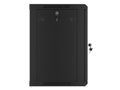 LANBERG RACK CABINET 19” WALL-MOUNT 12U/600X450 FOR SELF-ASSEMBLY WITH METAL DOOR BLACK   (FLAT PACK)