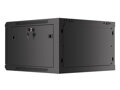 LANBERG RACK CABINET 19” WALL-MOUNT 6U/600X600 (FLAT PACK) V2 BLACK