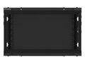 LANBERG RACK CABINET 19” WALL-MOUNT 6U/600X600 (FLAT PACK) V2 BLACK