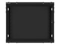 LANBERG RACK CABINET 19” WALL-MOUNT 9U/600X600 (FLAT PACK) V2 BLACK