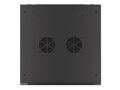 LANBERG RACK CABINET 19” WALL-MOUNT 12U/600X600 FOR SELF-ASSEMBLY WITH METAL DOOR BLACK   (FLAT PACK)