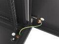 LANBERG RACK CABINET 19” WALL-MOUNT 12U/600X600 FOR SELF-ASSEMBLY WITH METAL DOOR BLACK   (FLAT PACK)