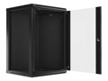 LANBERG RACK CABINET 19” WALL-MOUNT 18U/600X600 (FLAT PACK) BLACK   V2